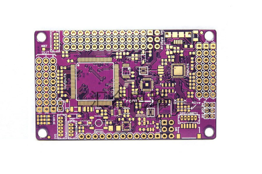 紫色印刷PCB电路板的钻孔、颜色的了解第1张
